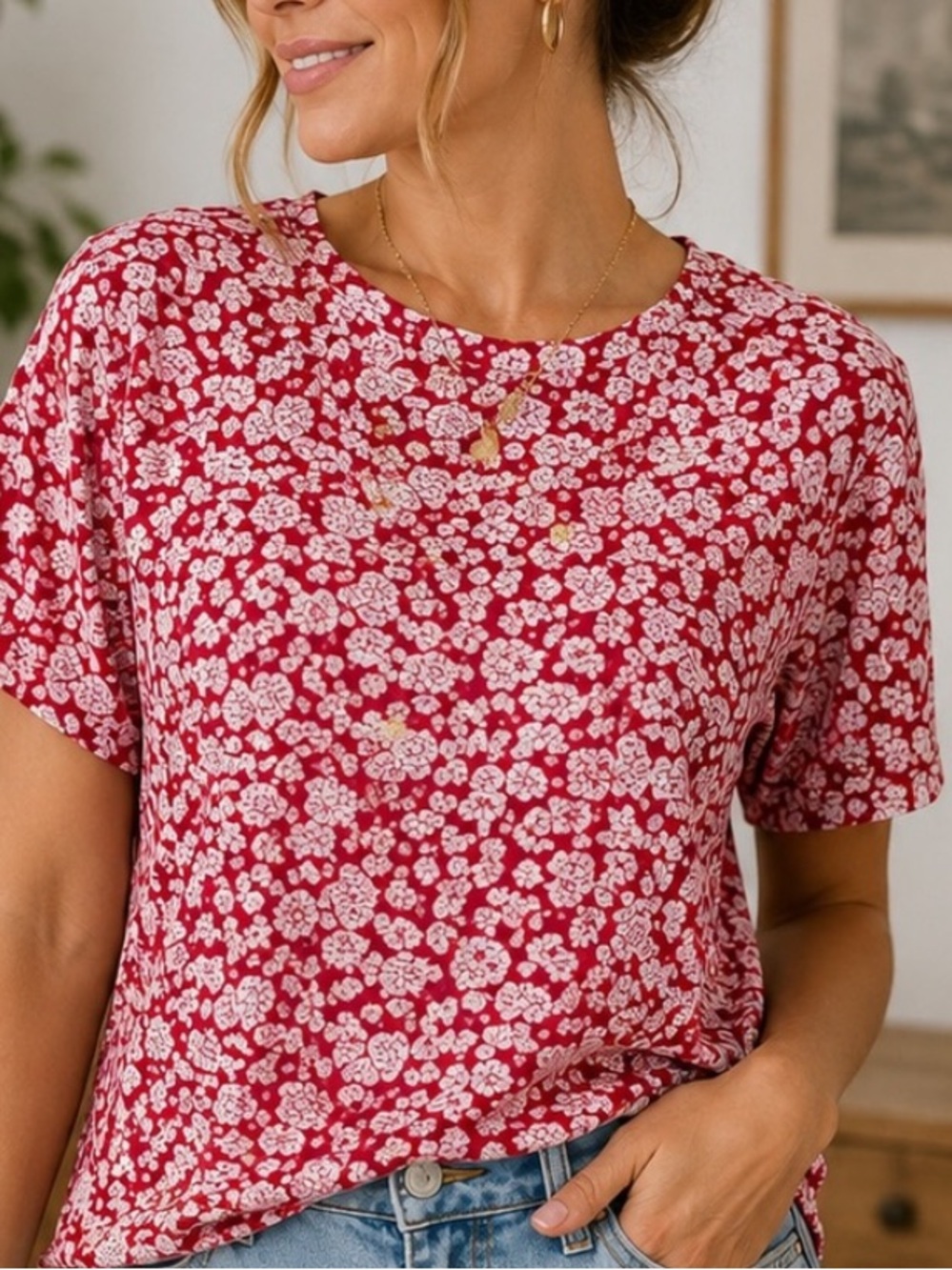 Lida Caputo Floral Top